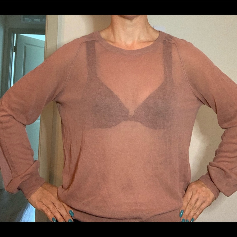 Worn Once Tildon Sheer Open Back Cardigan Size S
